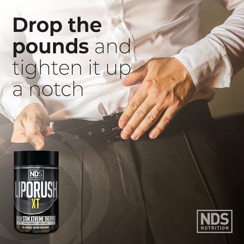 LIPORUSH NDS Nutrition XT - Super Concentrated Thermogenic with L-Carnitine & Teacrine - Maple Wellness Supplements
