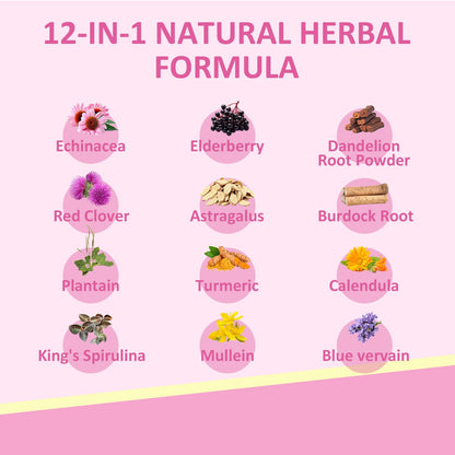 Liposomal Lymphatic Drainage Drops, Lymphatic Support with Echinacea, Dandelion, Turmeric, Burdock, Elderberry, and Calendula, Lymph System Support & Immune Health - Maple Wellness Supplements