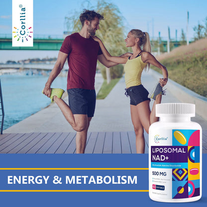 Liposomal NAD+ 500mg with TMG 250mg Softgels, Nicotinamide Riboside Alternative, Actual NAD+ Supplement, 120 Servings - Maple Wellness Supplements
