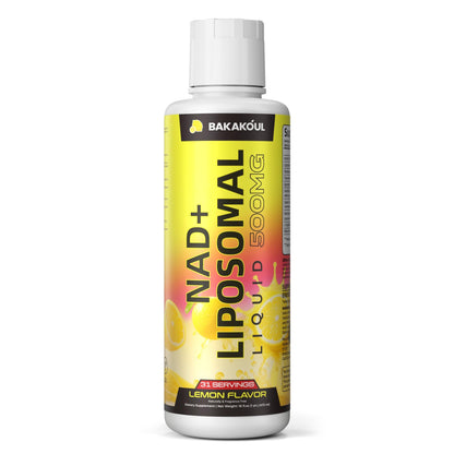 Liposomal NAD+ Liquid Supplement - Designed to Help Support Absorption - Nhanced Cellular Uptake, Helps Support Normal Cellular Health, Supports Cellular Energy Metabolism and Vitality - Lemon Flavor - Maple Wellness Supplements