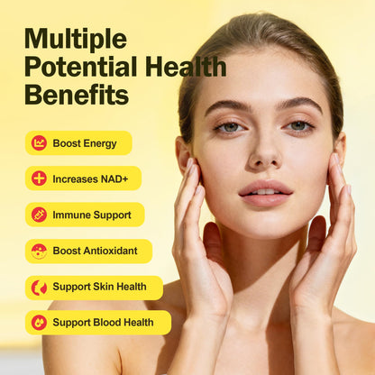 Liposomal NAD+ Liquid Supplement - Designed to Help Support Absorption - Nhanced Cellular Uptake, Helps Support Normal Cellular Health, Supports Cellular Energy Metabolism and Vitality - Lemon Flavor - Maple Wellness Supplements