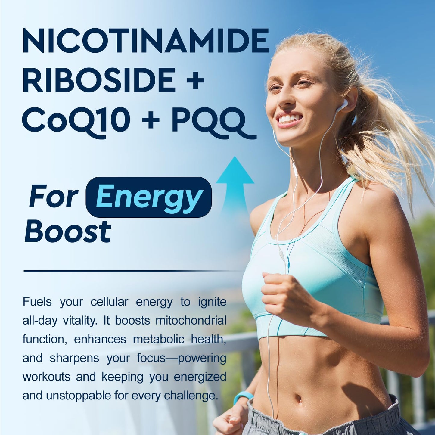 Liposomal NAD+ Liquid Supplement, Nad Resveratrol Supplement for Women & Men, Nicotinamide Riboside with PQQ, CoQ10, Quercetin for Anti-Aging, Brain, Cellular Energy Health, Strawberry Flavor, 2 Fl Oz - Maple Wellness Supplements