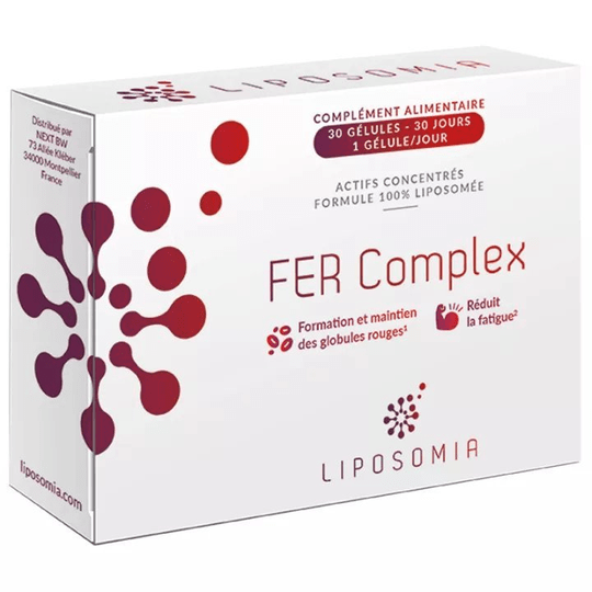 LIPOSOMIA FER COMPLEX 30 Iron Complex capsules - Maple Wellness Supplements