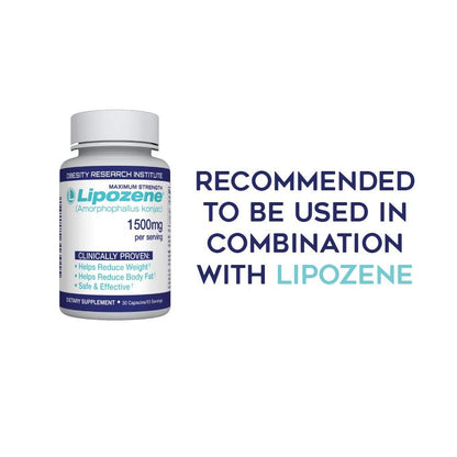 Lipozene MetaboUP Plus - 2 60 Ct Bottles - Thermogenic Weight Loss - Energy Booster Pills - Maple Wellness Supplements