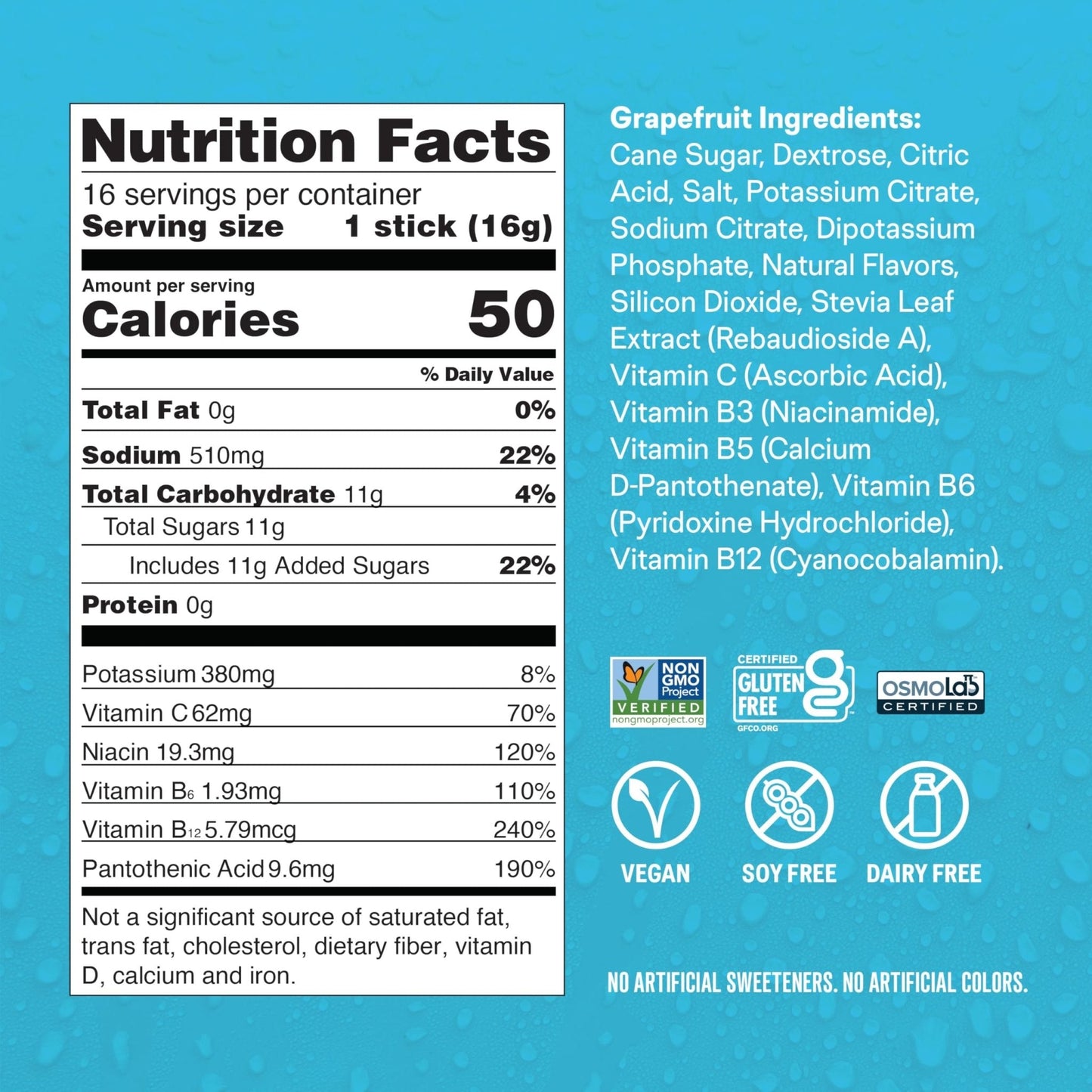Liquid I.V.® Hydration Multiplier - Grapefruit | Electrolyte Powder Drink Mix | 3 Pack (48 Servings) - Maple Wellness Supplements