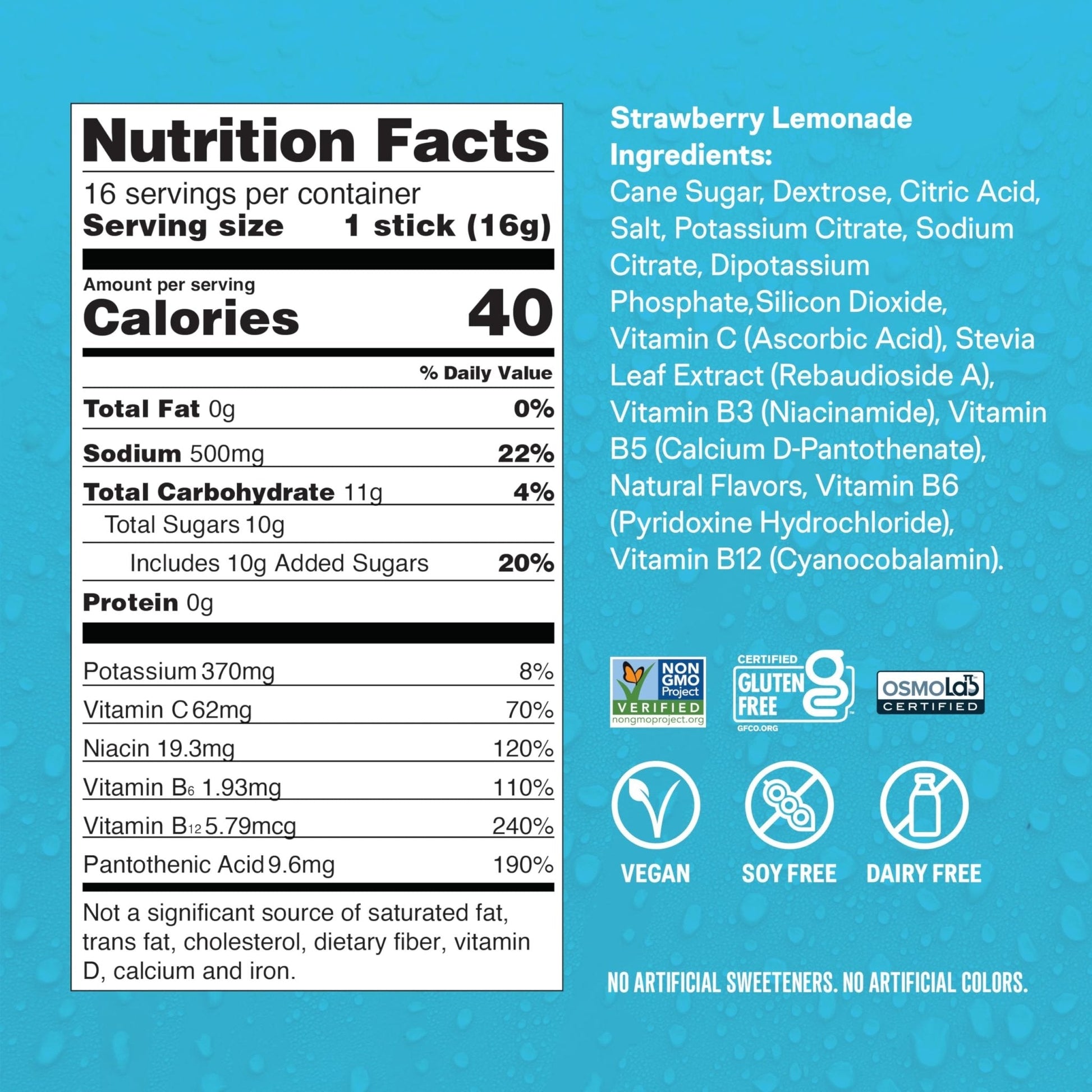 Liquid I.V.® Hydration Multiplier - Strawberry Lemonade | Electrolyte Powder Drink Mix | 3 Pack (48 Servings) - Maple Wellness Supplements