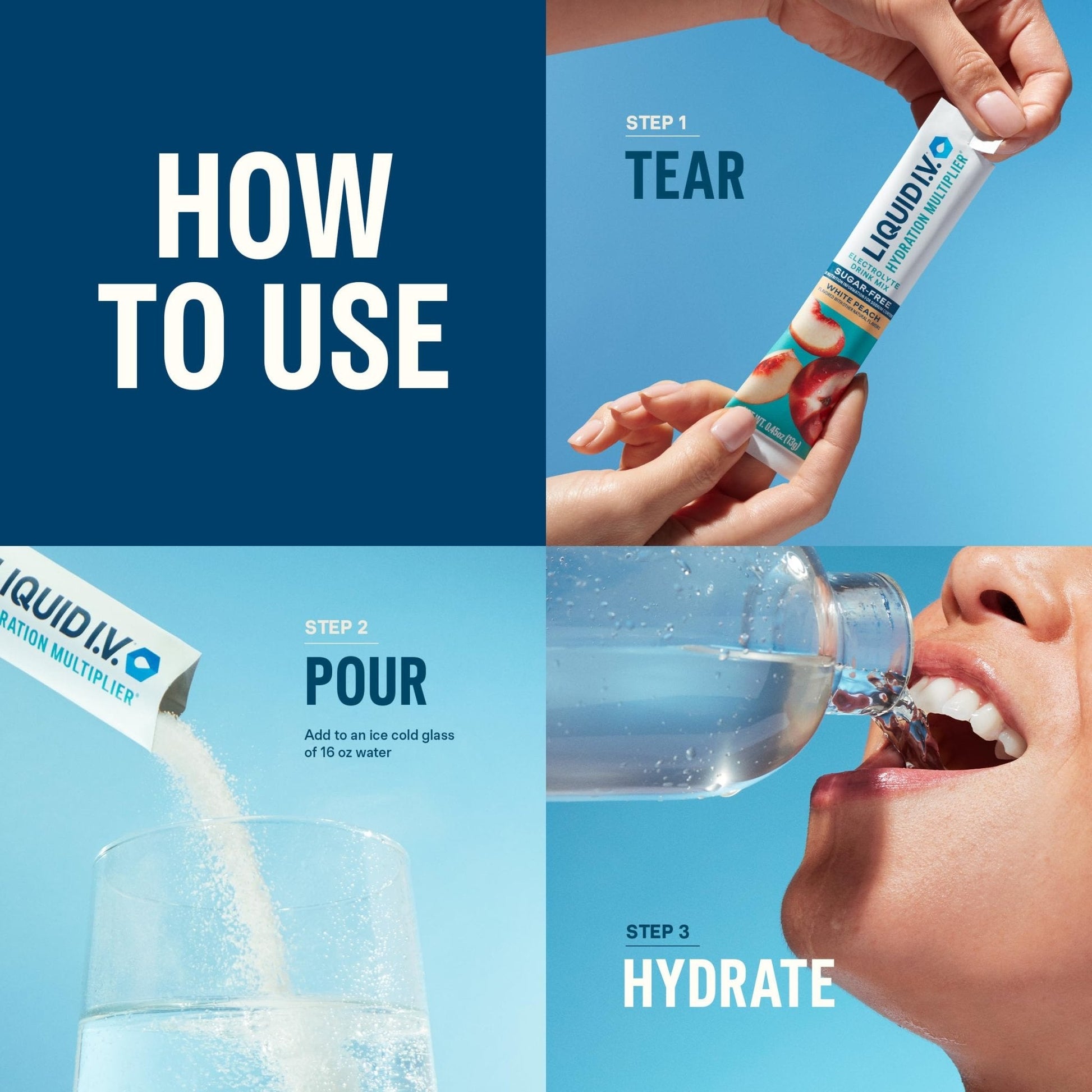 Liquid I.V.® Hydration Multiplier® Sugar-Free - Lemon Lime - Hydration Powder Packets | Electrolyte Powder Drink Mix | Convenient Single-Serving Sticks | Non-GMO | 14 Servings (Pack of 3) - Maple Wellness Supplements