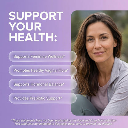 Liquid Probiotics for Women Drops with Chasteberry, Black Cohosh, Prebiotics, Digestive Enzymes, Evening Primrose Oil, Wild Yam, Cranberry Dmannose and Iron Vitamin D3 K2 Clean Nutra Bella Biotics - Maple Wellness Supplements