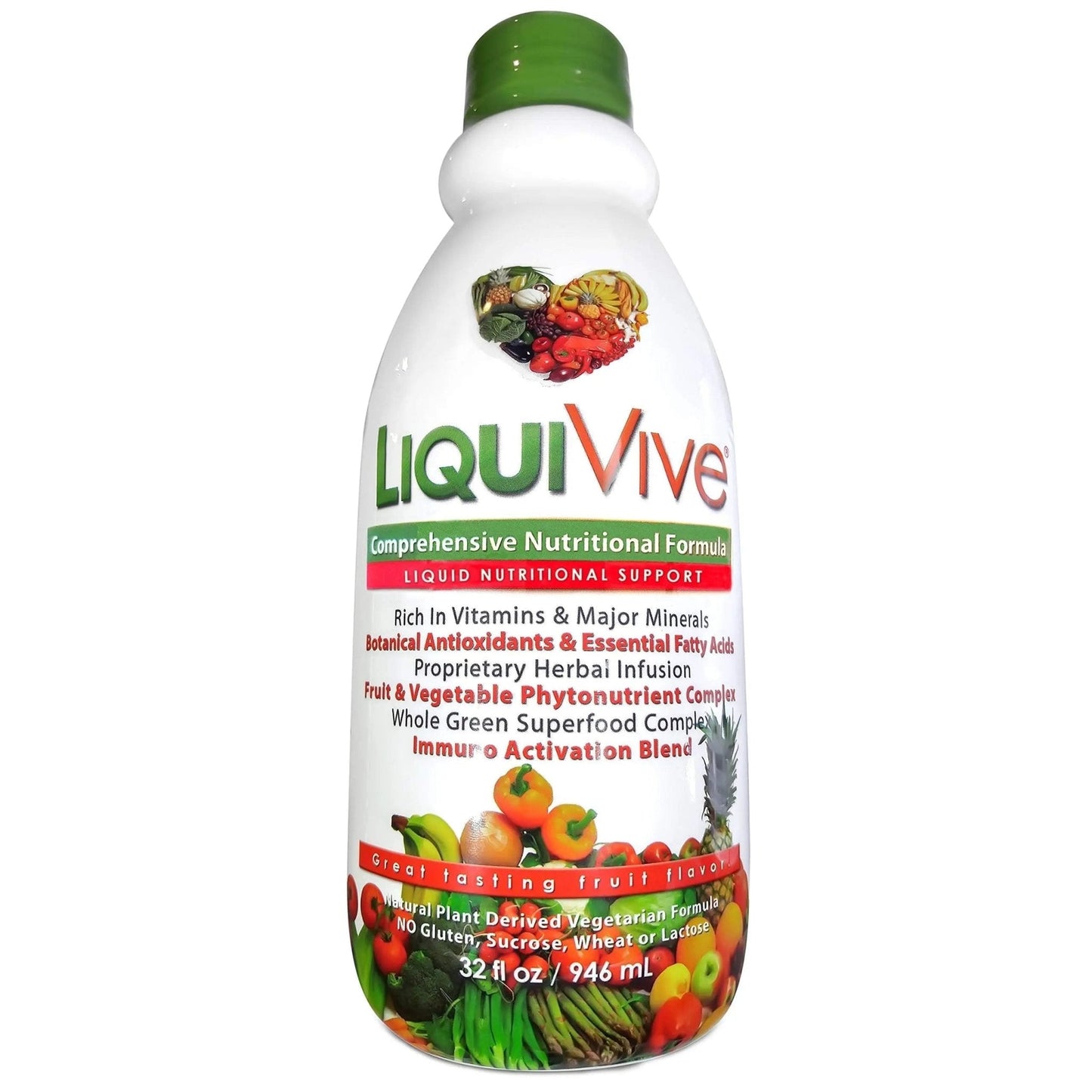 LiquiVive Liquid Vitamins Mega Nutrition | Vegetarian Daily Multivitamin Balance Immune Support Booster Superfood of Nature | Vitamin C D3 A B12 E K | - Maple Wellness Supplements