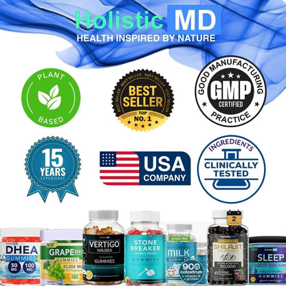 Lithium Orotate 5mg 10mg | for Men Women Kids | Lithium Orotate clinically Studied Chelated High Biovalable | 3 Flavors Sugar - Maple Wellness Supplements
