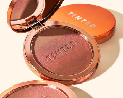 Live Tinted Huebeam Jumbo Gradient Blushing Bronzer - Lightweight, Highly-Pigmented, Buildable & Blendable - Sunkissed, Glowy, Even Toned Skin Face Blush and Bronzer - 15g / 0.5 oz - Maple Wellness Supplements