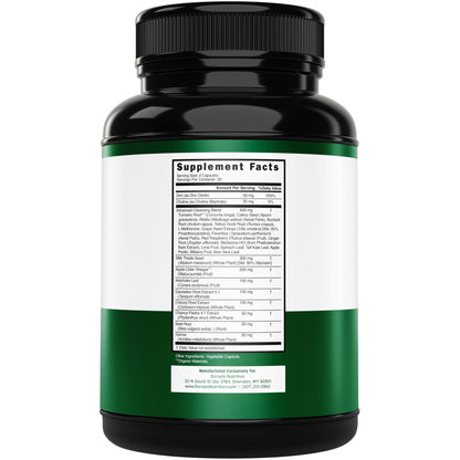 Liver Cleanse Detox & Repair (27 in 1 Formula - Milk Thistle, Dandelion Root, Turmeric, Artichoke Extract & More) - Detox Cleanse Supplement, - Maple Wellness Supplements