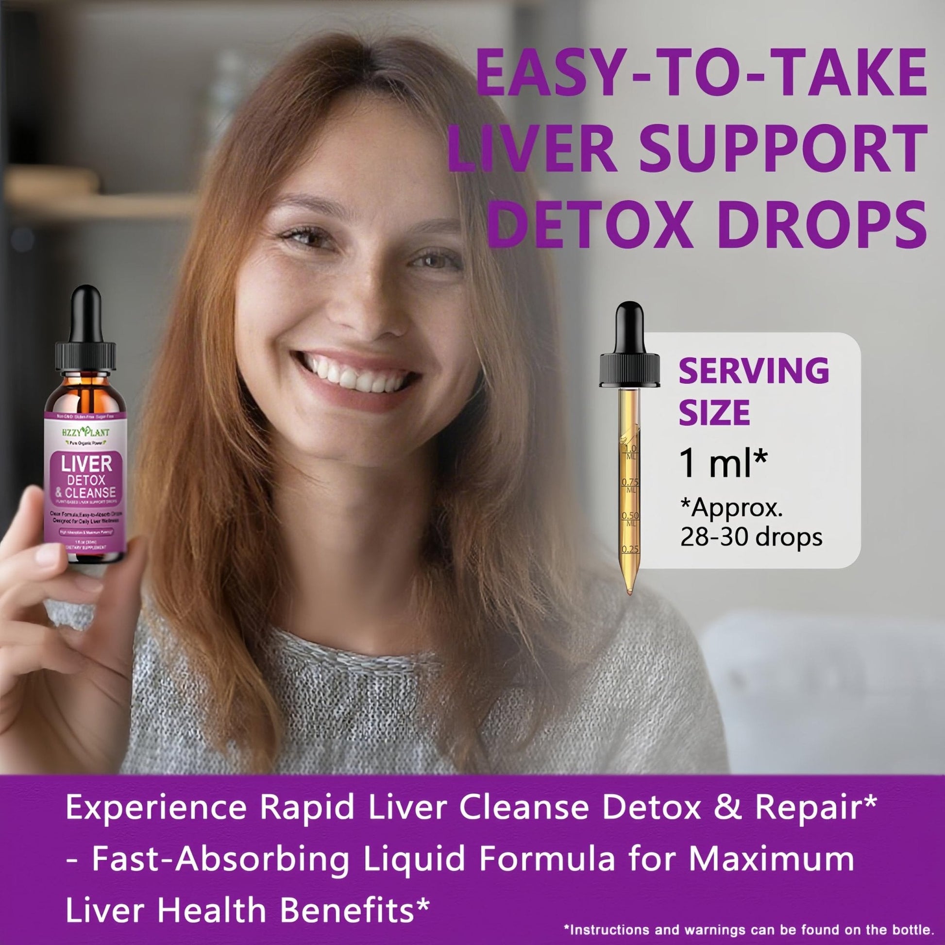 Liver Cleanse Detox & Repair Drops - Liquid Liver Support Tincture with Milk Thistle, Dandelion, Artichoke, TUDCA, NAC, Chanca Piedra - 15-in-1 Advanced Liver Detox Health Supplement - Vegan, Non-GMO - Maple Wellness Supplements