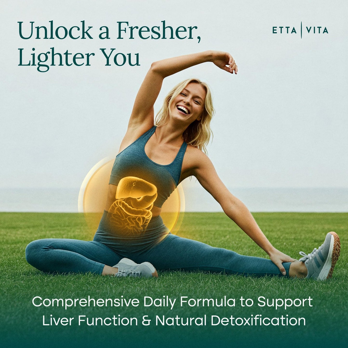 Liver Cleanse Detox & Repair - Microplastics Detox & Zeolite Supplement for Gut Health, Cognition & Natural Energy - Glutathione, NAC, Chlorella, Spirulina - Maple Wellness Supplements