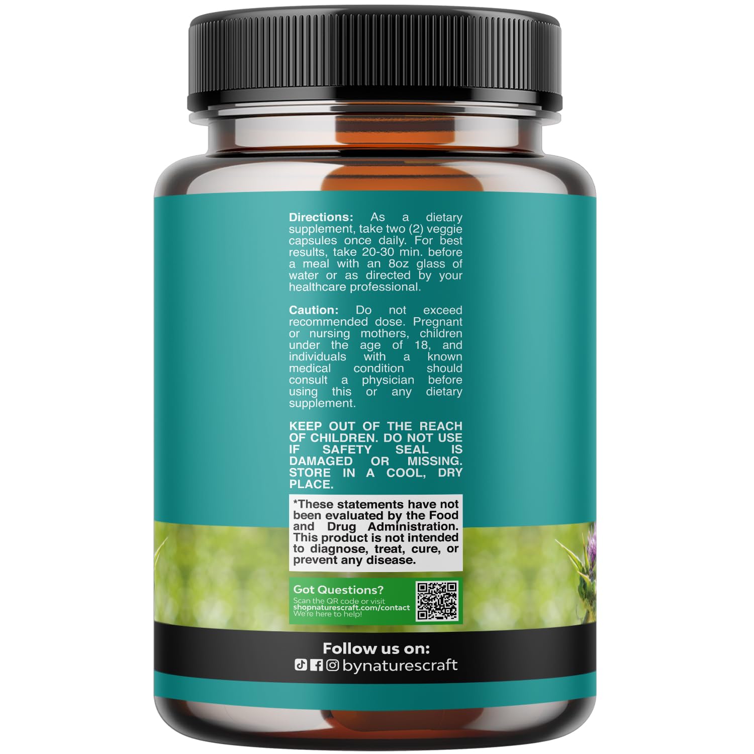 Liver Cleanse Detox & Repair - Milk Thistle Supplement for Digestion & Immune Health - Ginger Root, Choline & Dandelion Root - Maple Wellness Supplements