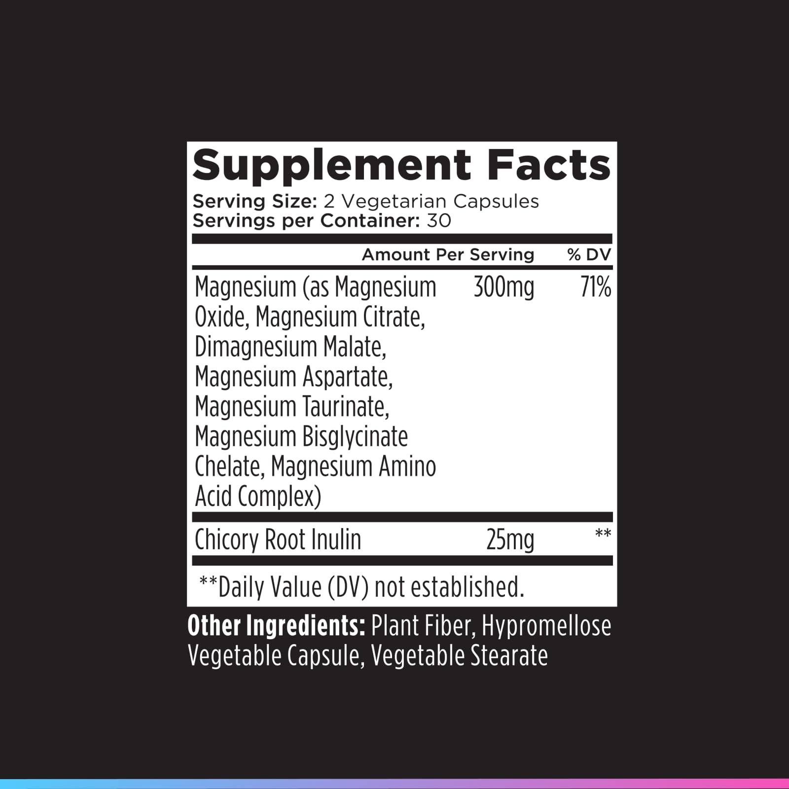 Livingood Daily Magnesium Supplement with Magnesium Glycinate, Citrate, Malate, Oxide, Aspartate, Amino Acid Complex and Chicory Root for Heart Health - Maple Wellness Supplements