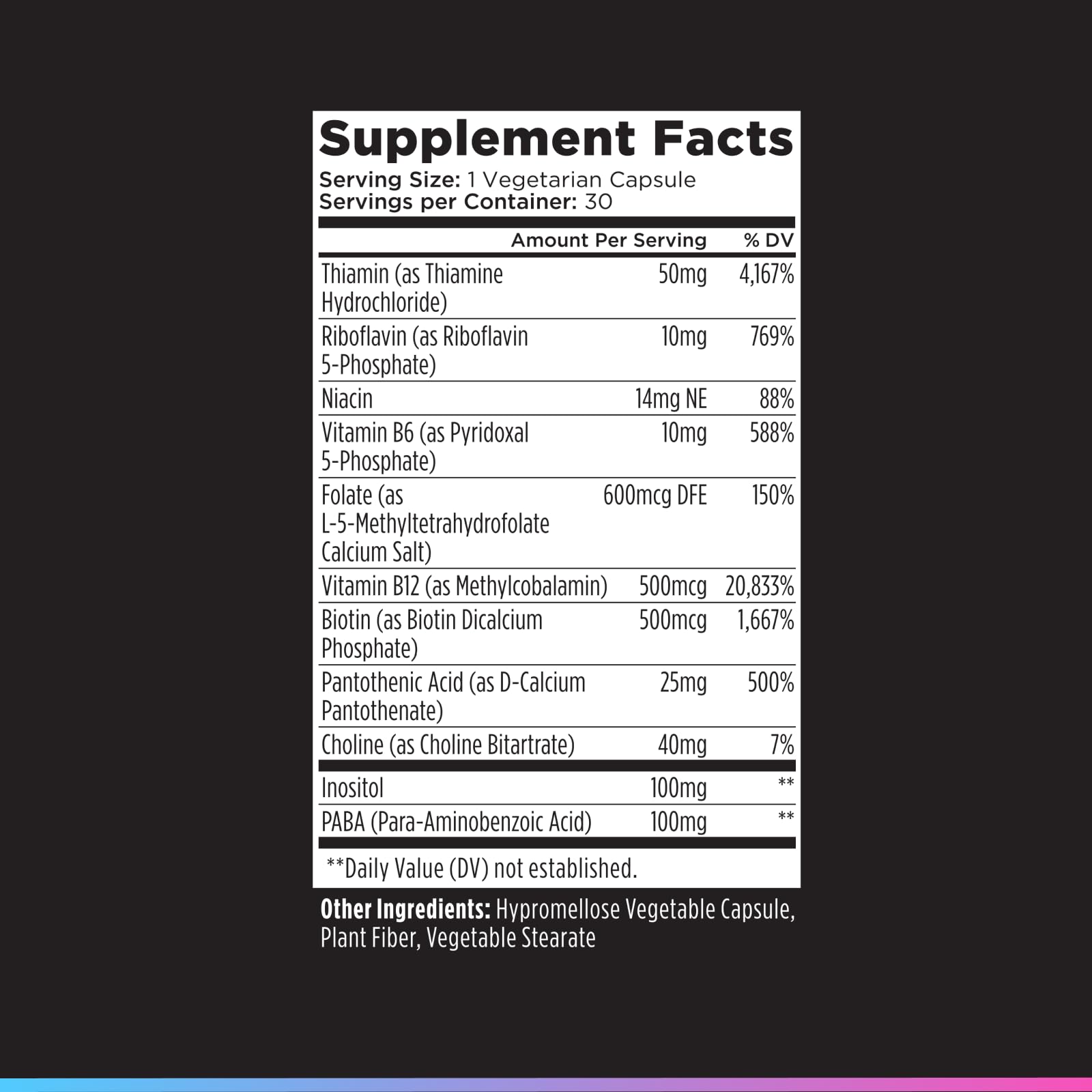 Livingood Daily Vitamin B Complex Capsules for Men and Women, Methylated B12 & Folate, 11 Active Forms Including B1 B2 B3 B5 B6 & Biotin, Gluten Free - Maple Wellness Supplements