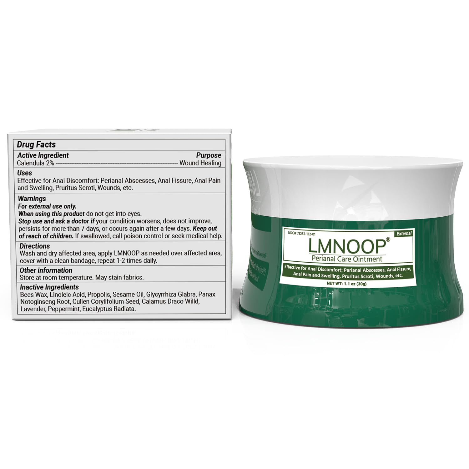 LMNOOP Perianal Repair Ointment: Treatments for Anal Fistula, Anal Fissure, Perianal Abscess, Rapid Relief from Pain, Burning, Itching, Swelling, Bleeding, and Discomfort by Jock Itch or Hemorrhoids - Maple Wellness Supplements