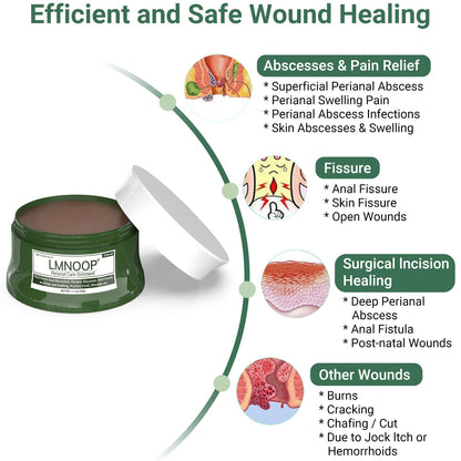LMNOOP Perianal Repair Ointment: Treatments for Anal Fistula, Anal Fissure, Perianal Abscess, Rapid Relief from Pain, Burning, Itching, Swelling, Bleeding, and Discomfort by Jock Itch or Hemorrhoids - Maple Wellness Supplements