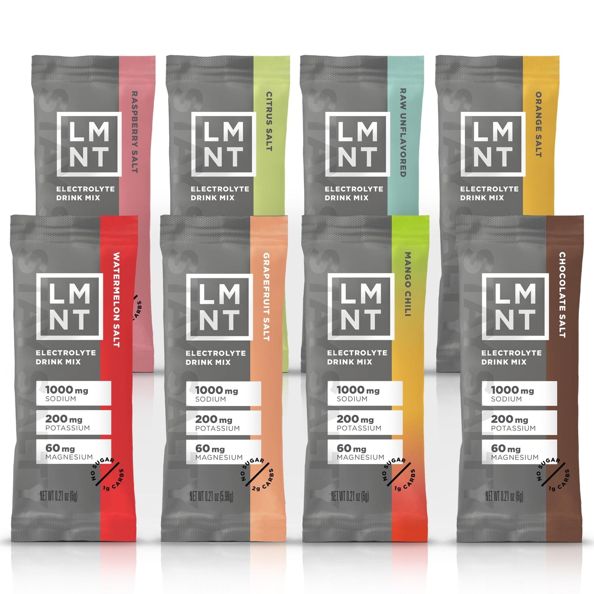 LMNT Zero Sugar Electrolytes - Sample Pack | Drink Mix | 8-Count - Maple Wellness Supplements