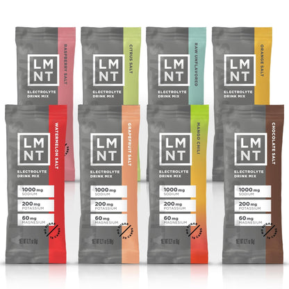 LMNT Zero Sugar Electrolytes - Sample Pack | Drink Mix | 8-Count - Maple Wellness Supplements