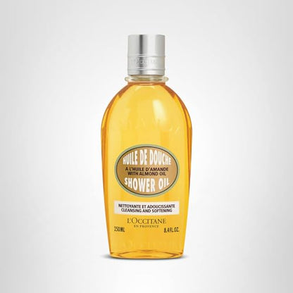 L'OCCITANE Cleansing & Softening Almond Shower Oil. 8.40 fl oz - Maple Wellness Supplements