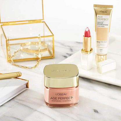 L'Oreal Paris Age Perfect Rosy Tone Anti-Sagging Face Moisturizer, Renew & Revive Healthy Tone, 1.7 oz (Packaging May Vary) - Maple Wellness Supplements
