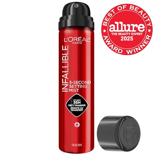 L'Oreal Paris Infallible 3-Second Setting Spray Mist, Microfine Mist for up to 36HR Wear - Maple Wellness Supplements