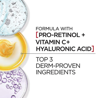 L'Oreal Paris Revitalift Triple Power Anti-Aging Eye Cream, Pro Retinol, Hyaluronic Acid & Vitamin C - Maple Wellness Supplements