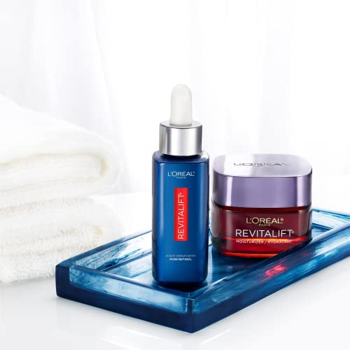 L'Oreal Paris Revitalift Triple Power Anti-Aging Face Moisturizer, Pro Retinol, Hyaluronic Acid & Vitamin C, Reduce Wrinkles 2.55 Oz - Maple Wellness Supplements