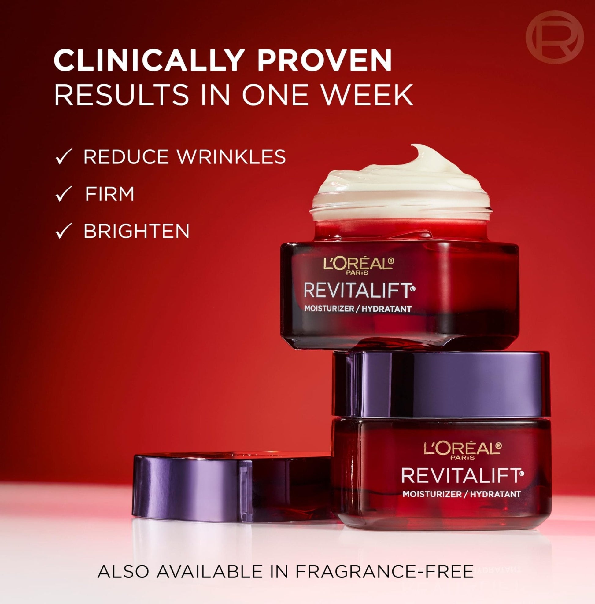 L'Oreal Paris Revitalift Triple Power Anti-Aging Face Moisturizer, Pro Retinol, Hyaluronic Acid & Vitamin C, Reduce Wrinkles 2.55 Oz - Maple Wellness Supplements