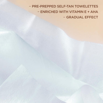 L'Oreal Paris Sublime Bronze Self Tanning Towelettes, Streak-Free, Natural Looking Tan, 6 ct - Maple Wellness Supplements