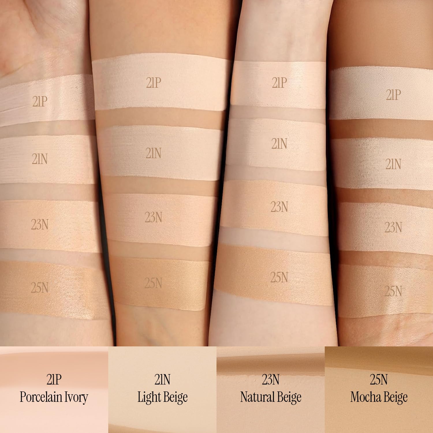 LOVB LOVB Natural Cover Glow Cushion Foundation | Satin Radiant Finish | Korean Foundation Makeup | Long-Lasting Natural Coverage | for All Skin Types 0.42 oz. (23N Natural Beige) - Maple Wellness Supplements