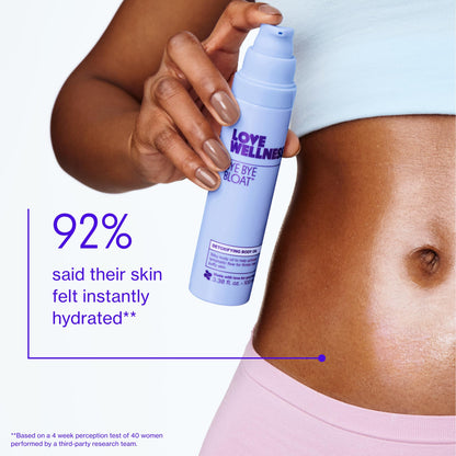 Love Wellness Bye Bye Bloat Detoxifying Body Oil | Lymphatic Drainage Oil to Hydrate, Depuff & Awaken Skin | Reduce Swelling Massage Oil for Women with Peppermint, Grapefruit & Rosemary Oil |100 mL - Maple Wellness Supplements