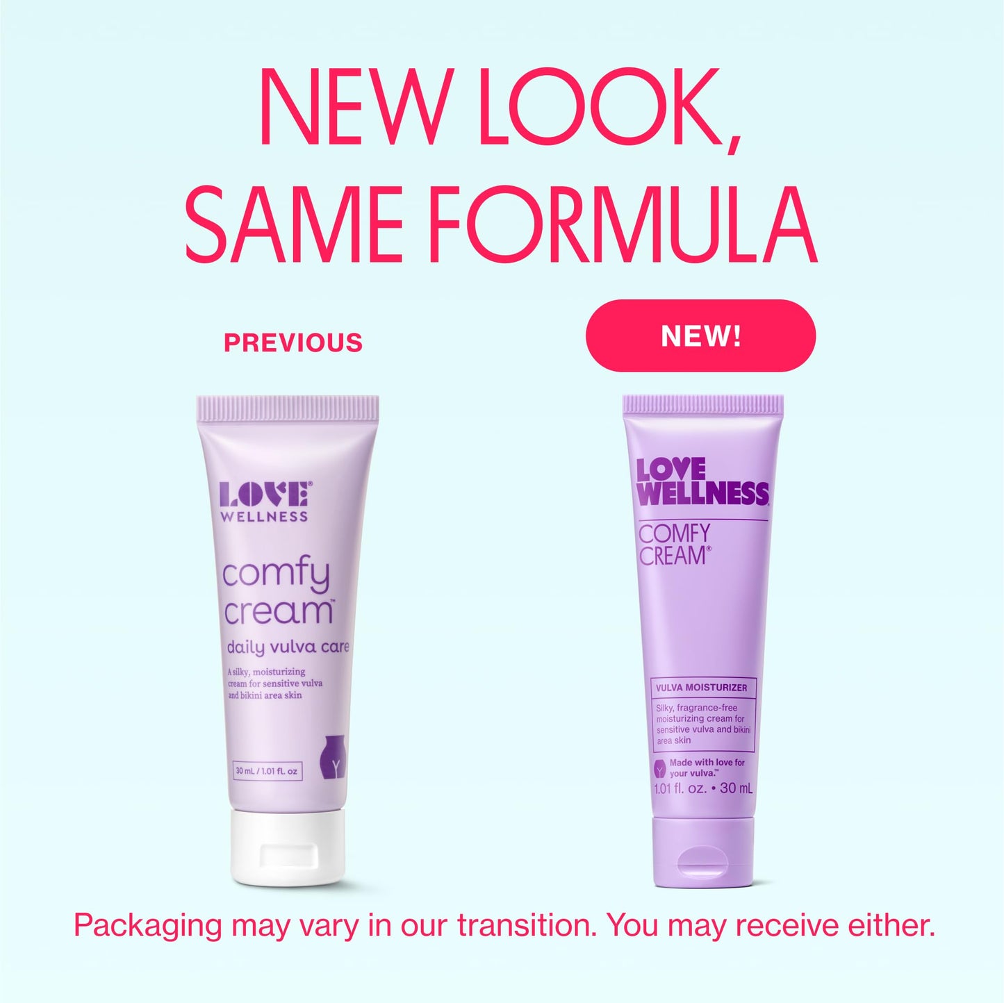 Love Wellness Comfy Cream Vulva & Vaginal Moisturizer - 1.01 oz - Maple Wellness Supplements