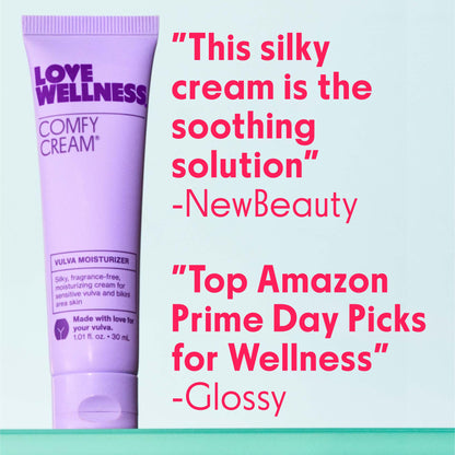 Love Wellness Comfy Cream Vulva & Vaginal Moisturizer - 1.01 oz - Maple Wellness Supplements