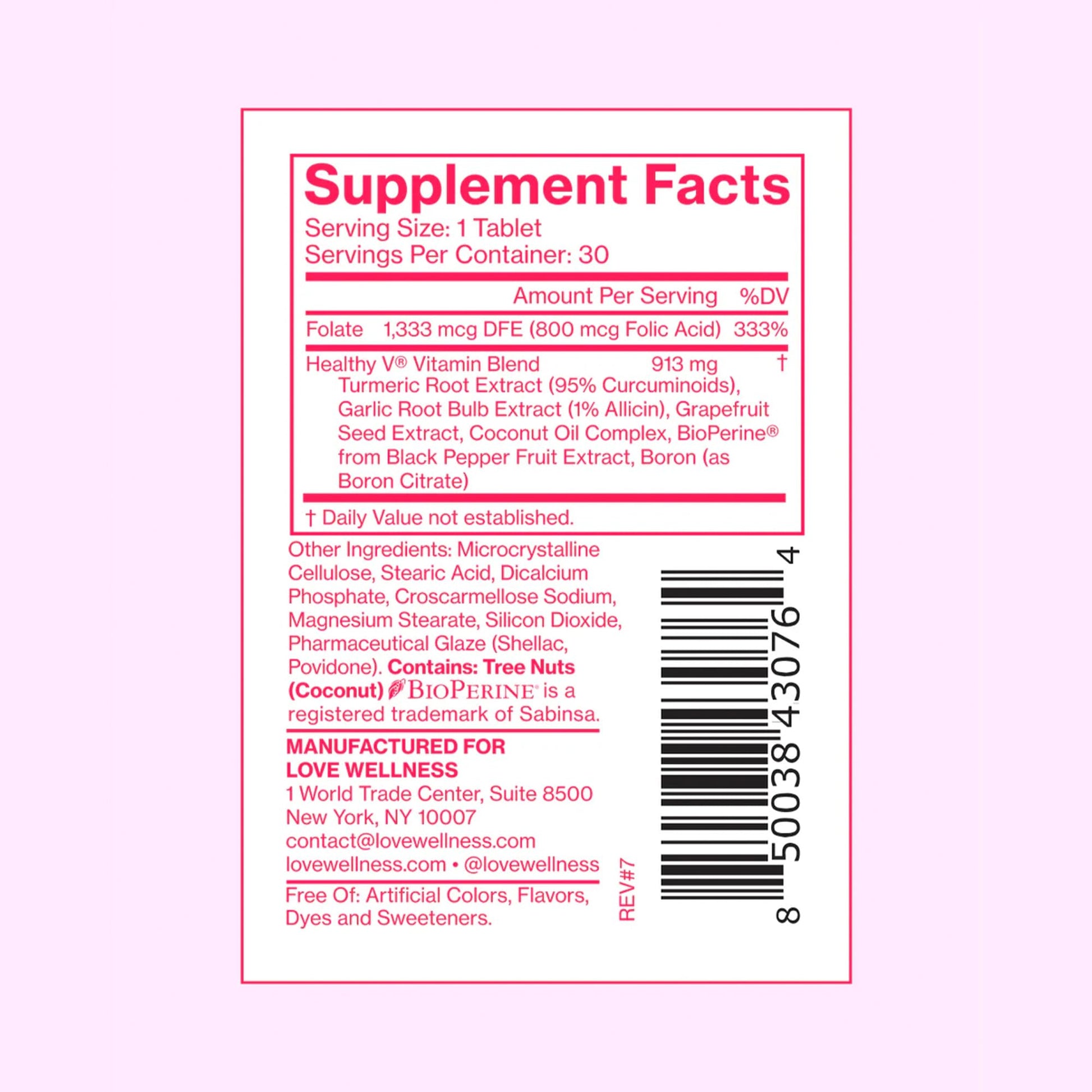 Love Wellness Good Girl Probiotics and Healthy V Vitamin | Womens Wellness Duo | Womens Probiotics Supplements for pH Balance and Vaginal Health - Maple Wellness Supplements
