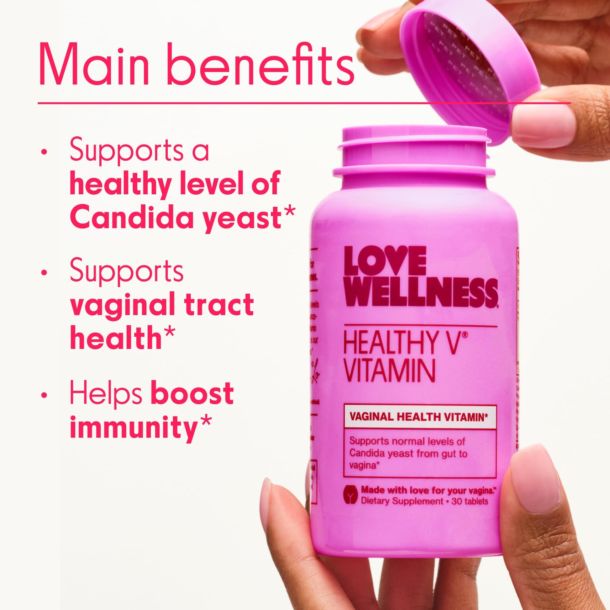 Love Wellness Good Girl Probiotics and Healthy V Vitamin | Womens Wellness Duo | Womens Probiotics Supplements for pH Balance and Vaginal Health - Maple Wellness Supplements
