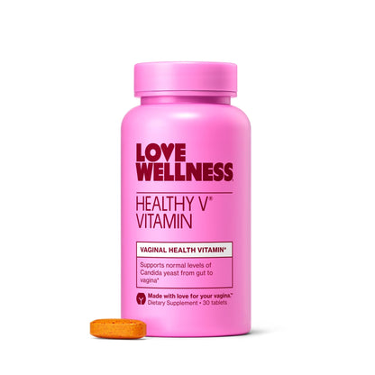 Love Wellness Healthy V Vitamin | Women's Vaginal Health Supplement | pH Balance, Gut Health & Immune Support Supplement | Balance of Candida Yeast with Turmeric, Garlic & Coconut Oil | 30 Count - Maple Wellness Supplements
