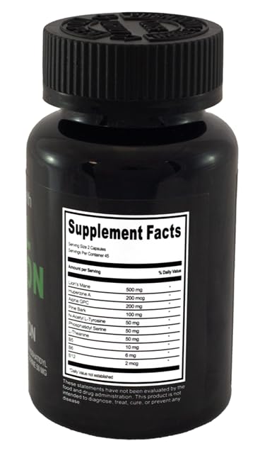 Love Yourself Health Mindful Perfection Premium Nootropic Brain Supplement, 90Count 45 Day Supply for Improved Cognitive Function, Focus, Memory & Energy - Maple Wellness Supplements