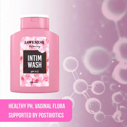 Lovenest Intimate Wash for Women – pH Balanced, Odor Control, Postbiotic Formula – Hypoallergenic, Paraben-Free, Derma-Tested Feminine Hygiene Wash 200 mL by Marqueens Beauty - Maple Wellness Supplements