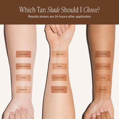 Loving Tan 2 HR Express Self Tanning Mousse, Medium - Streak Free, Natural, Professional Quality - 5+ Sunless Self Tanner Applications per Bottle - Maple Wellness Supplements