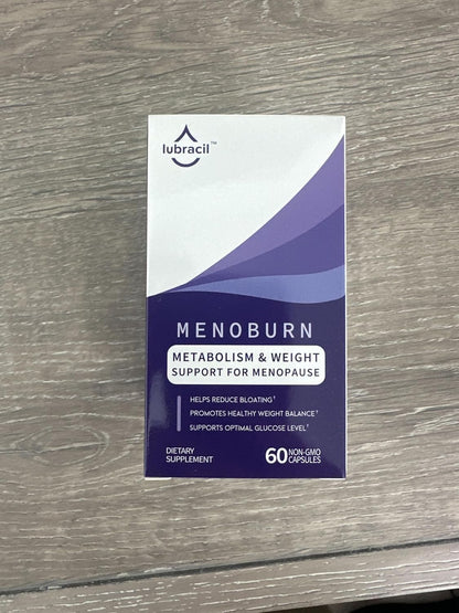 Lubracil Menoburn Perimenopause & Menopause Supplements for Women – Helps Metabolism, Estrogen & Wellness – Targets Hot Flashes, Bloating & Energy – 120 Count, 2 Pack - Maple Wellness Supplements