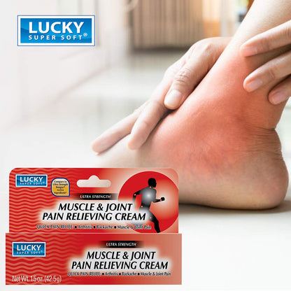 Lucky Super Soft Muscle & Joint Pain Relieving Cream, 1.5 Ounce - Maple Wellness Supplements