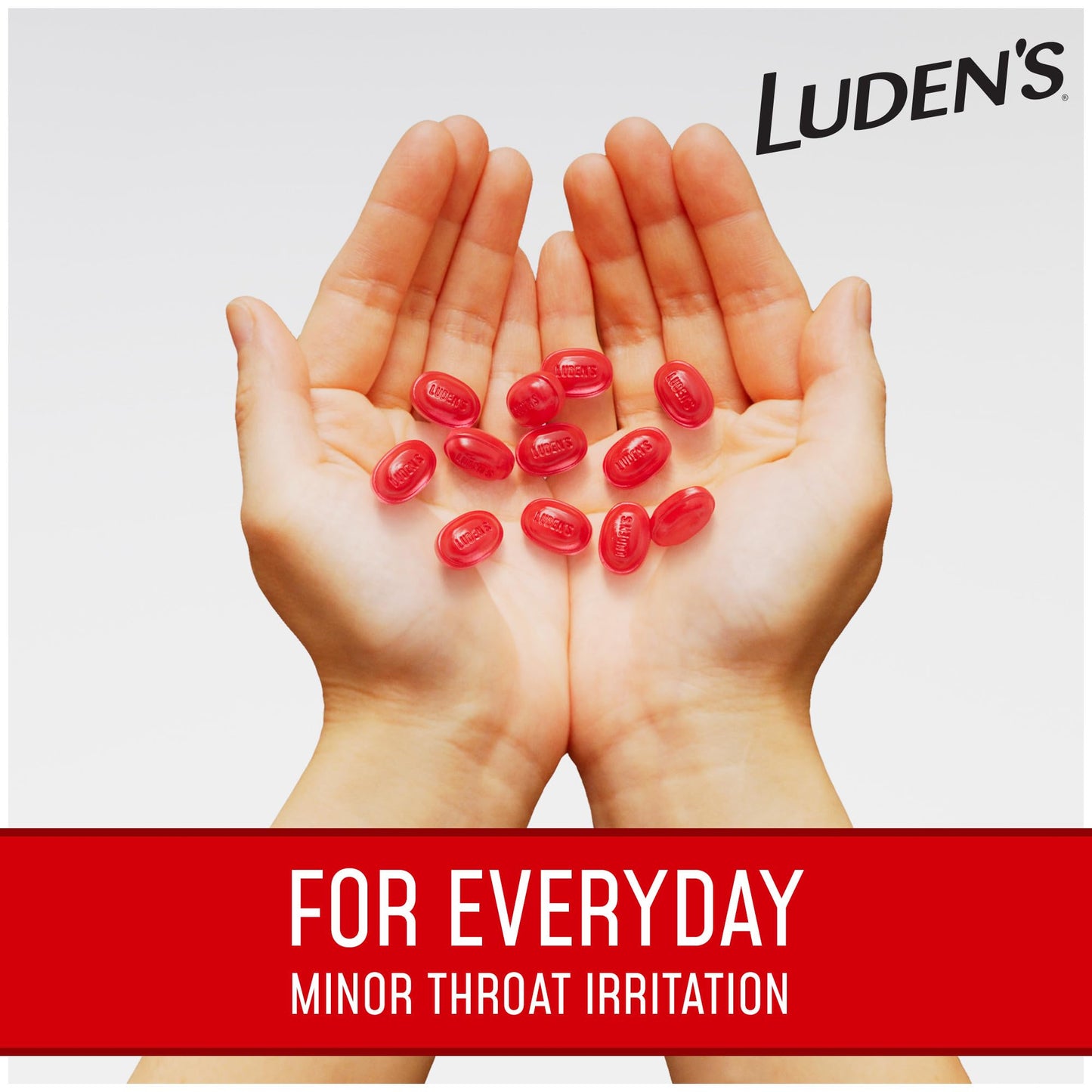 Luden's Sore Throat Relief Lozenges for Minor Everyday Irritation & Dry Mouth, Wild Cherry Flavored Drops, 30 Count - Maple Wellness Supplements