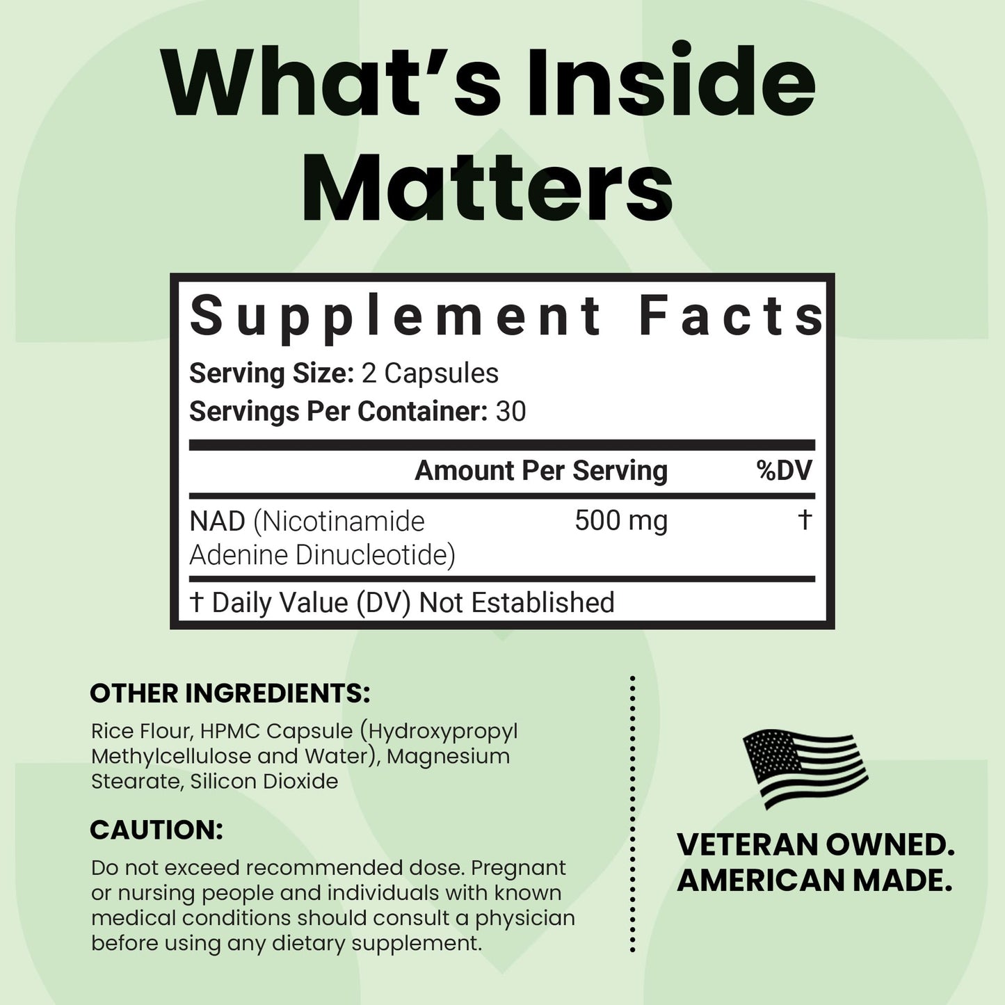 Luma Nutrition NAD+ Supplement 1000mg (500mg per Capsule) – Aging Plus Energy, Metabolism & Cellular Support – Pure NAD Supplements for Women & Men, Made in USA - Maple Wellness Supplements