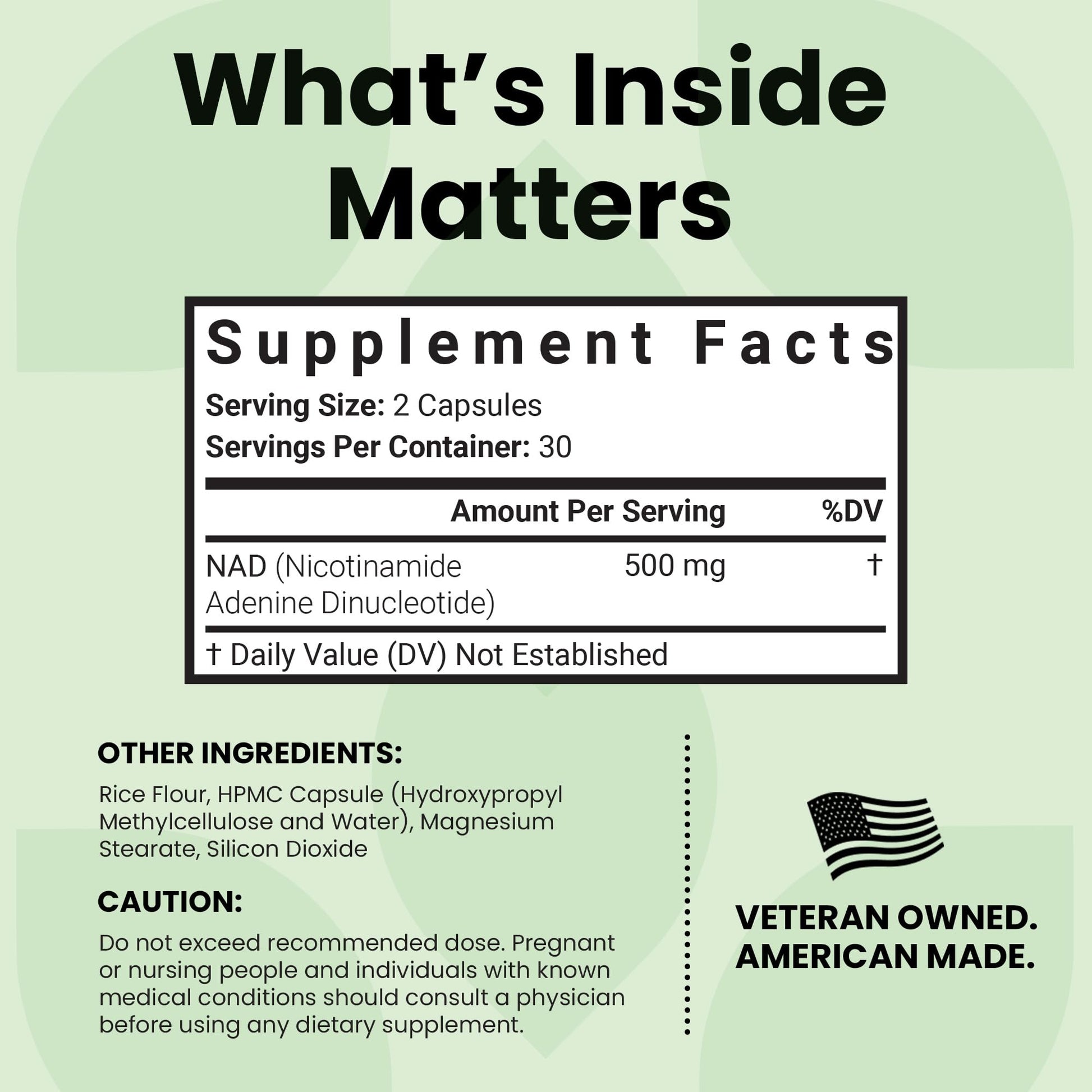 Luma Nutrition NAD+ Supplement 1000mg (500mg per Capsule) – Aging Plus Energy, Metabolism & Cellular Support – Pure NAD Supplements for Women & Men, Made in USA - Maple Wellness Supplements