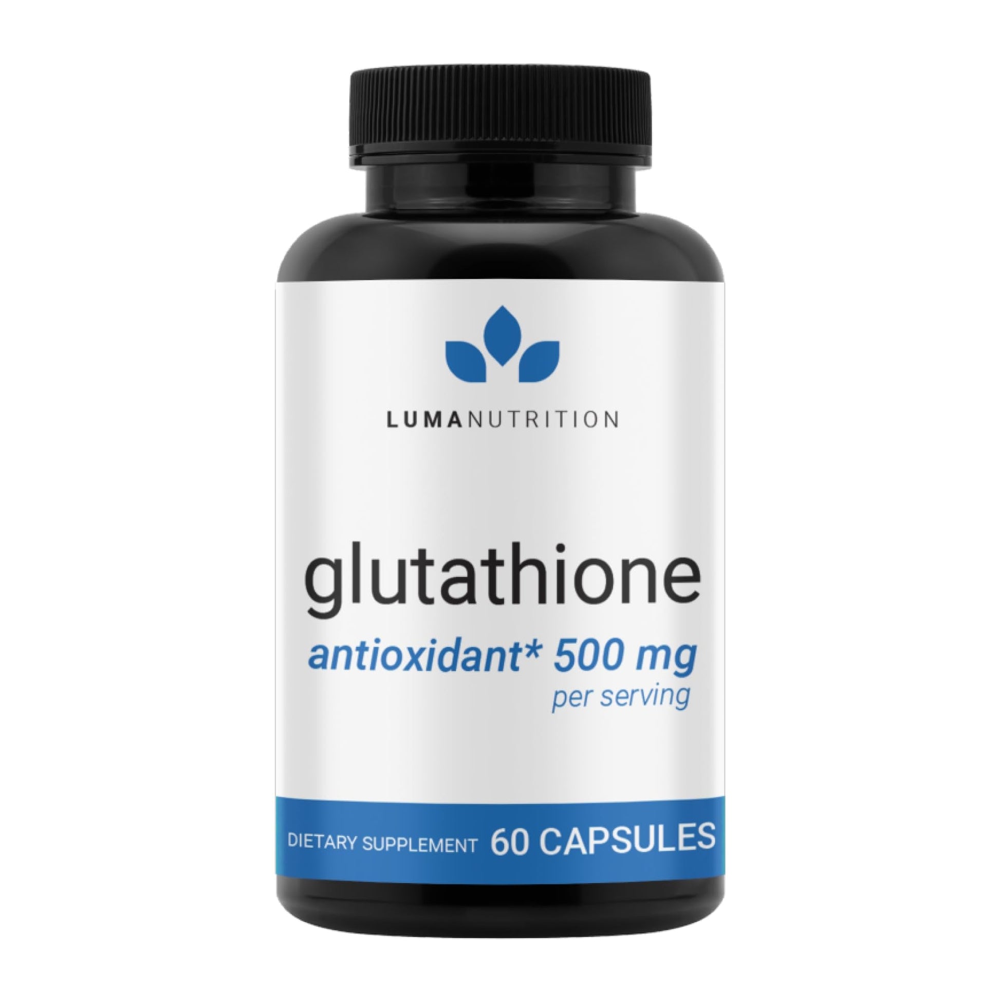 Luma Nutrition Premium Glutathione Supplement - 500mg - L-Glutathione - Antioxidant Support - Maple Wellness Supplements