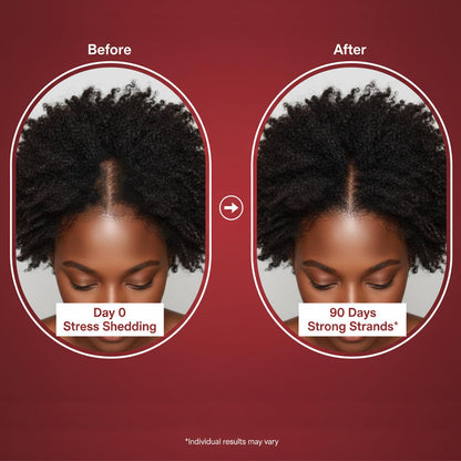 Lumin Hair Growth Gummies for Black Women, 60 Vegan Gummies, Daily Hair Nourishment with Biotin, Collagen & Botanical Extracts, Supports Healthy Hair Growth & Strength - Maple Wellness Supplements