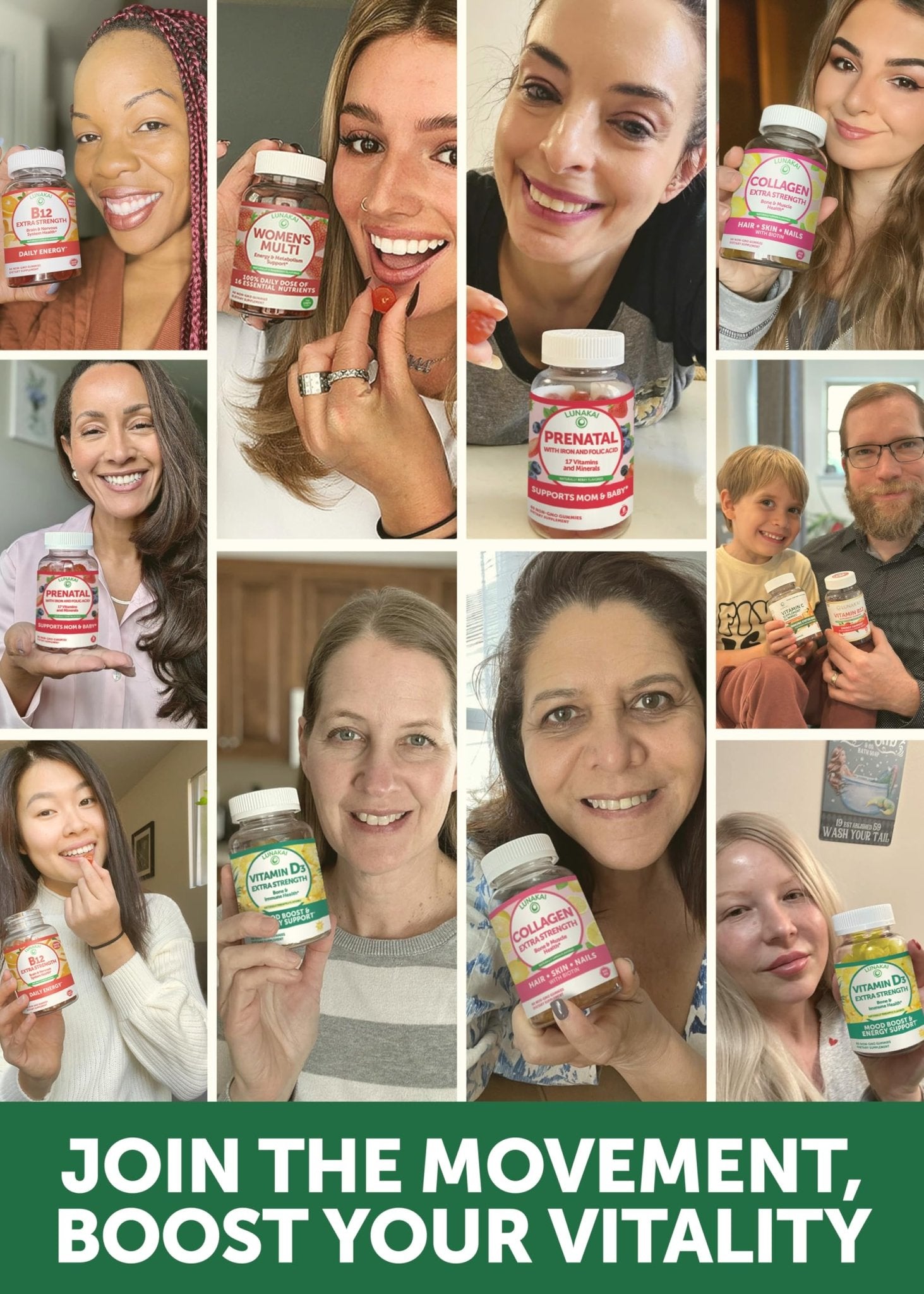 Lunakai USA Made Moringa & Sea Moss Capsules Bundle – 6-in-1 & 16-in-1 Advanced Blends – 60 Non-GMO Veggie Capsules Each - Maple Wellness Supplements